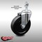 Service Caster 5 Inch SS Soft Rubber Wheel Swivel 12mm Threaded Stem Caster SCC-SSTS20S514-SRS-M1215 - alternate 2